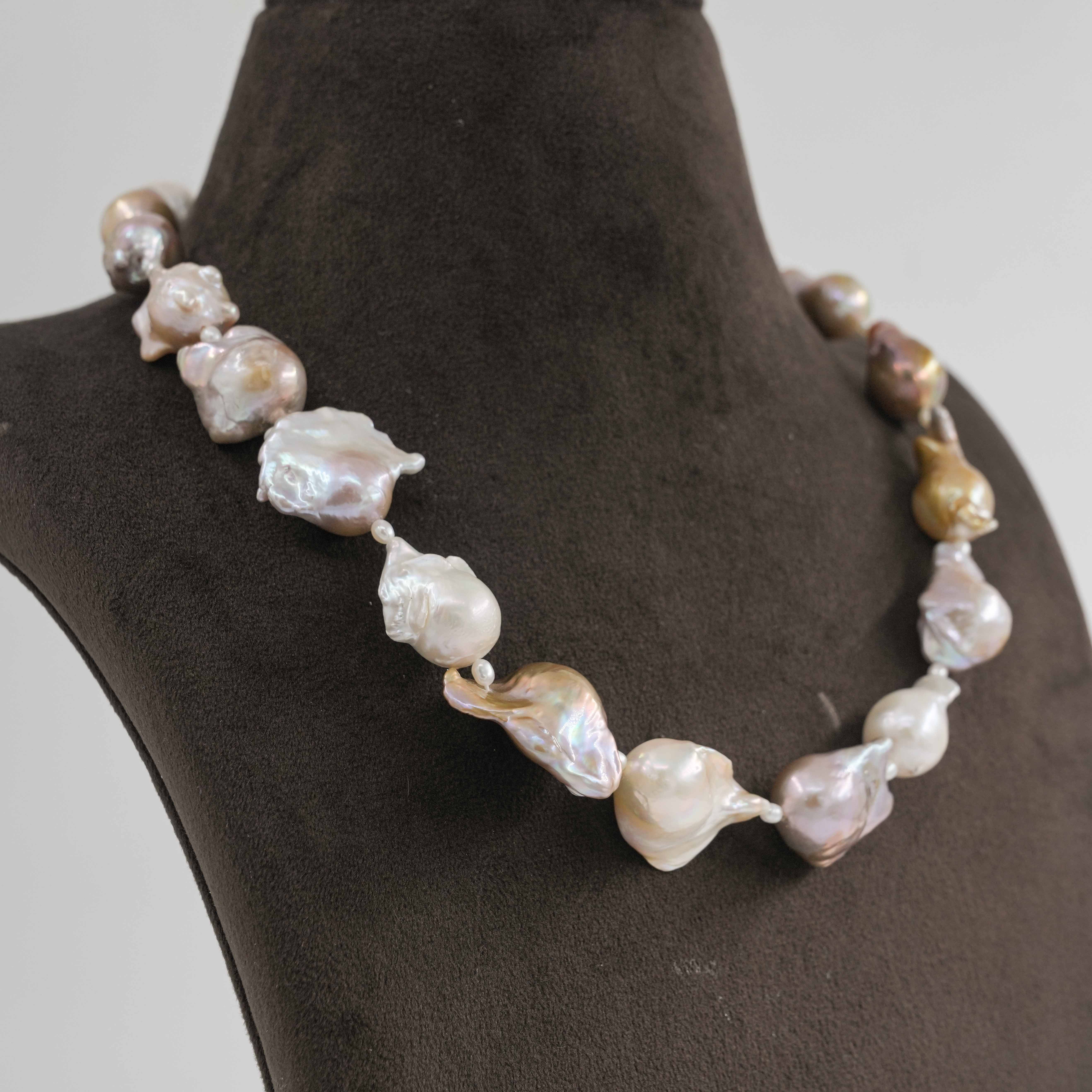 Order Baroque Rock Pearl Necklace online in Hyderabad